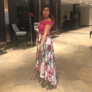 Eliza J Flower Formal Dress